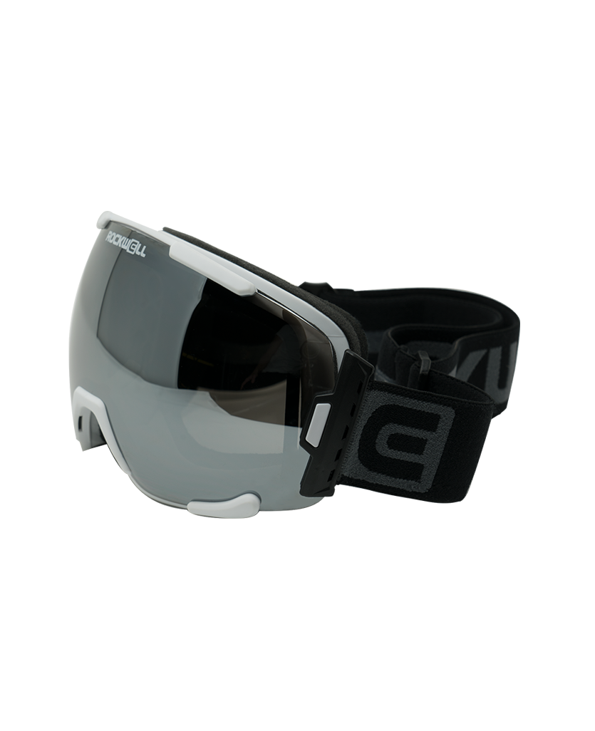 Bomber Goggles (White Mirror Lens)